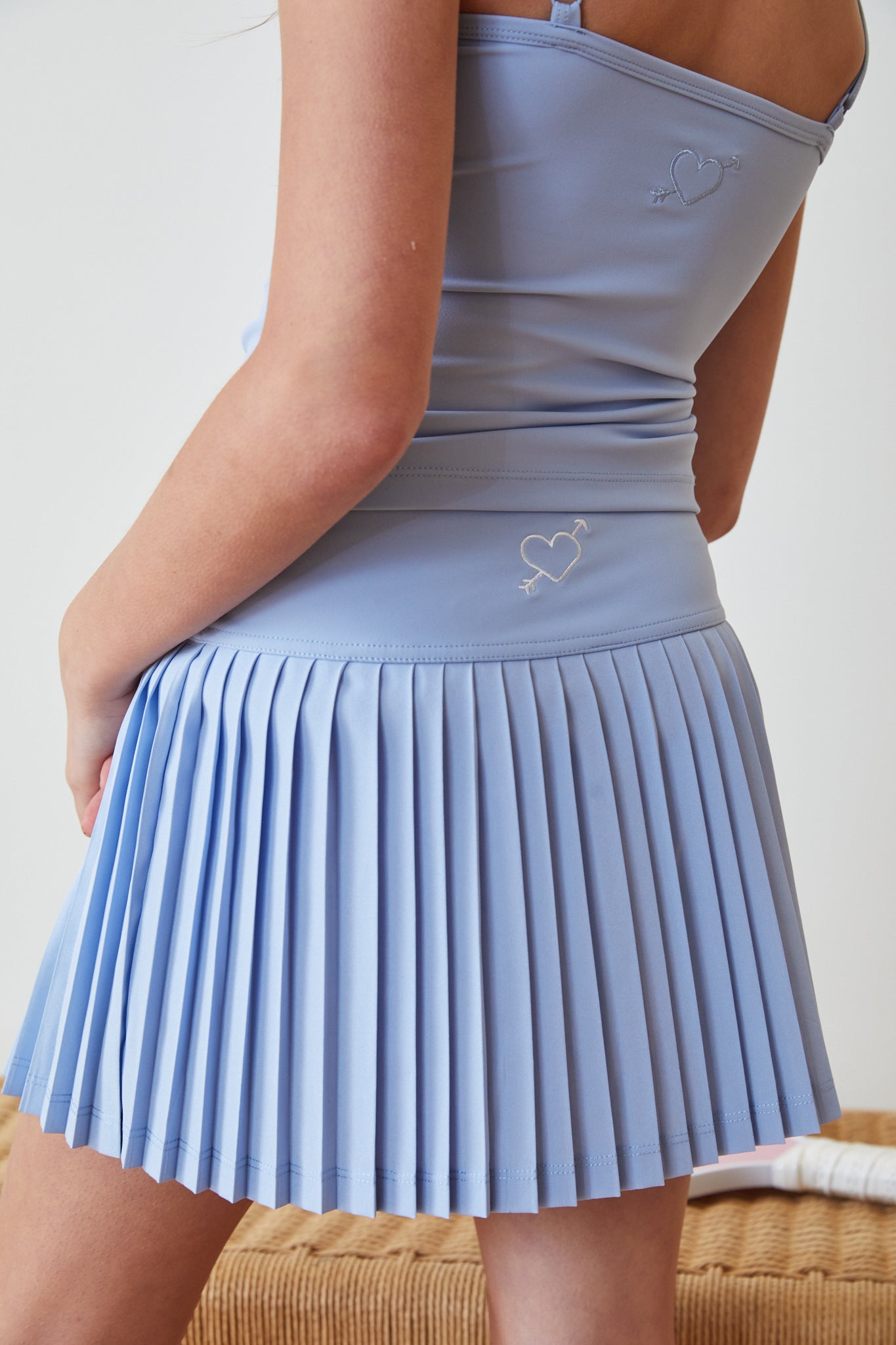 Blake Pastel Blue Tennis Skort