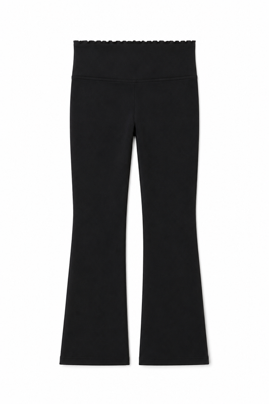 Mae Black Legging Flare