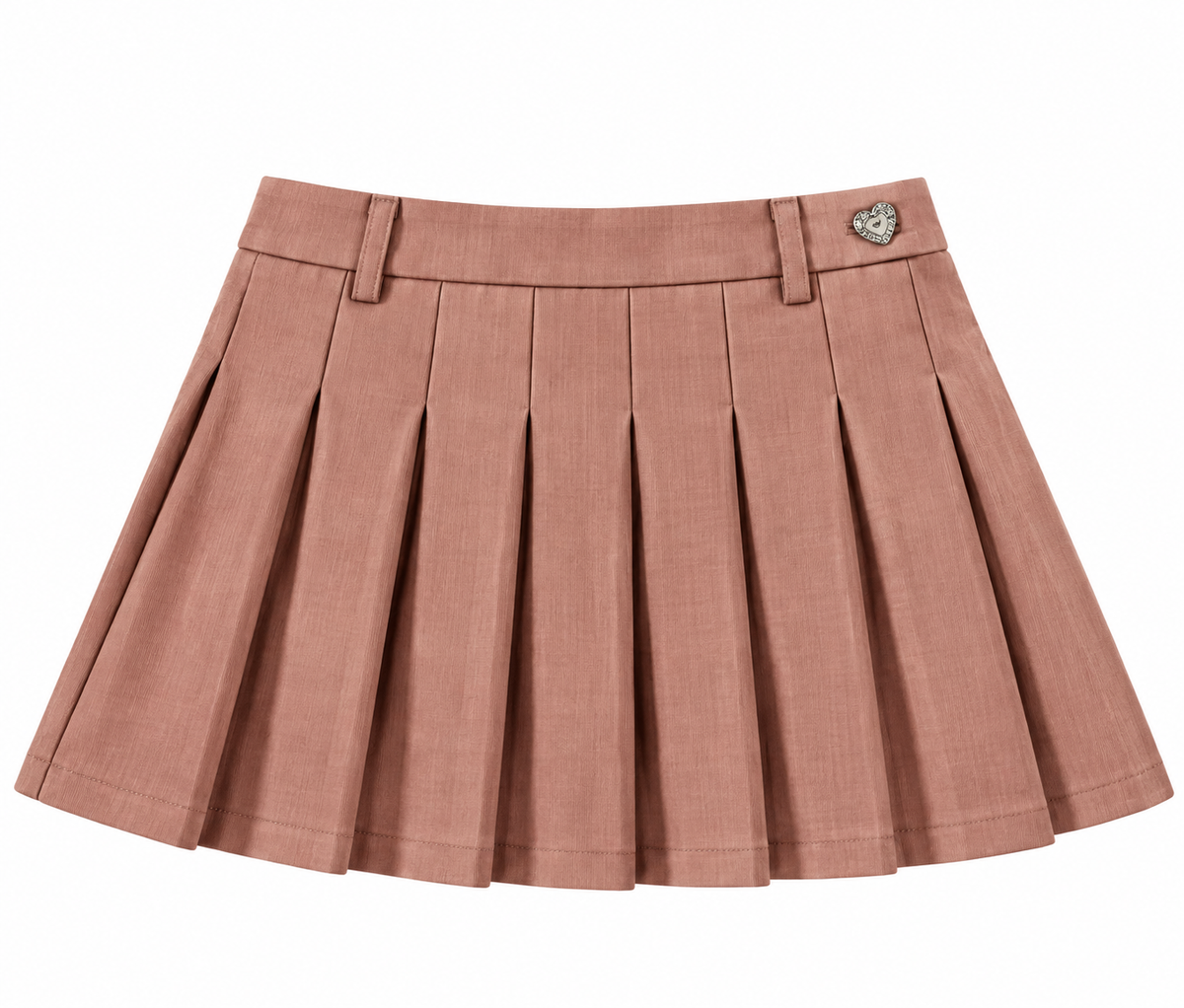Jane Ballet Pink Corduroy Pleated Skort
