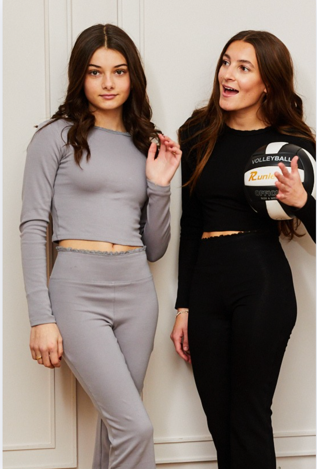 Mae Black Legging Flare