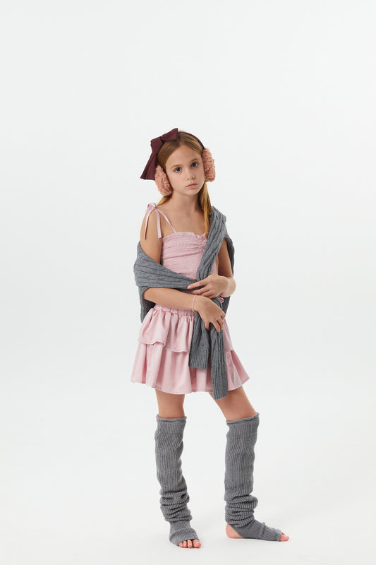 Willow Mauve Satin Skort
