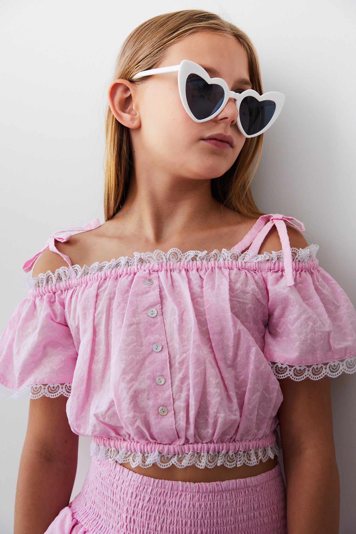 Shay Pink Heart Top