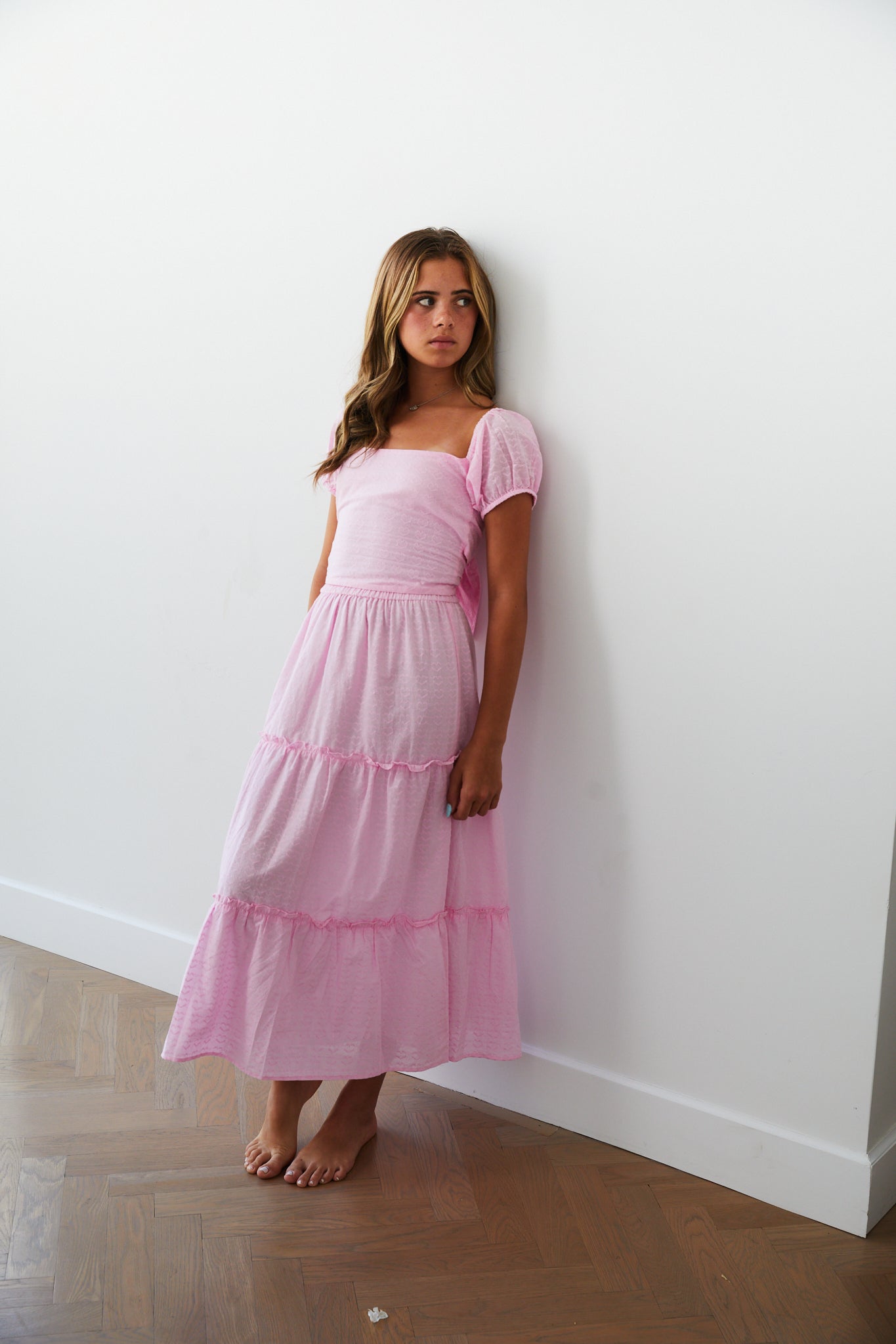 Bella Pink Maxi Heart Dobbie