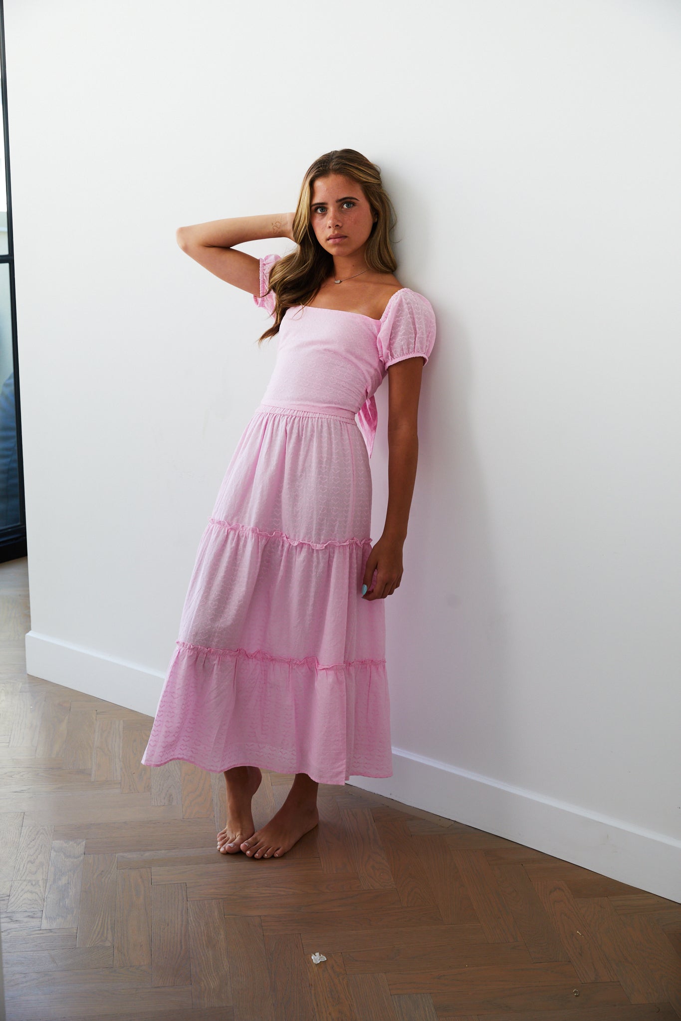 Bella Pink Maxi Heart Dobbie