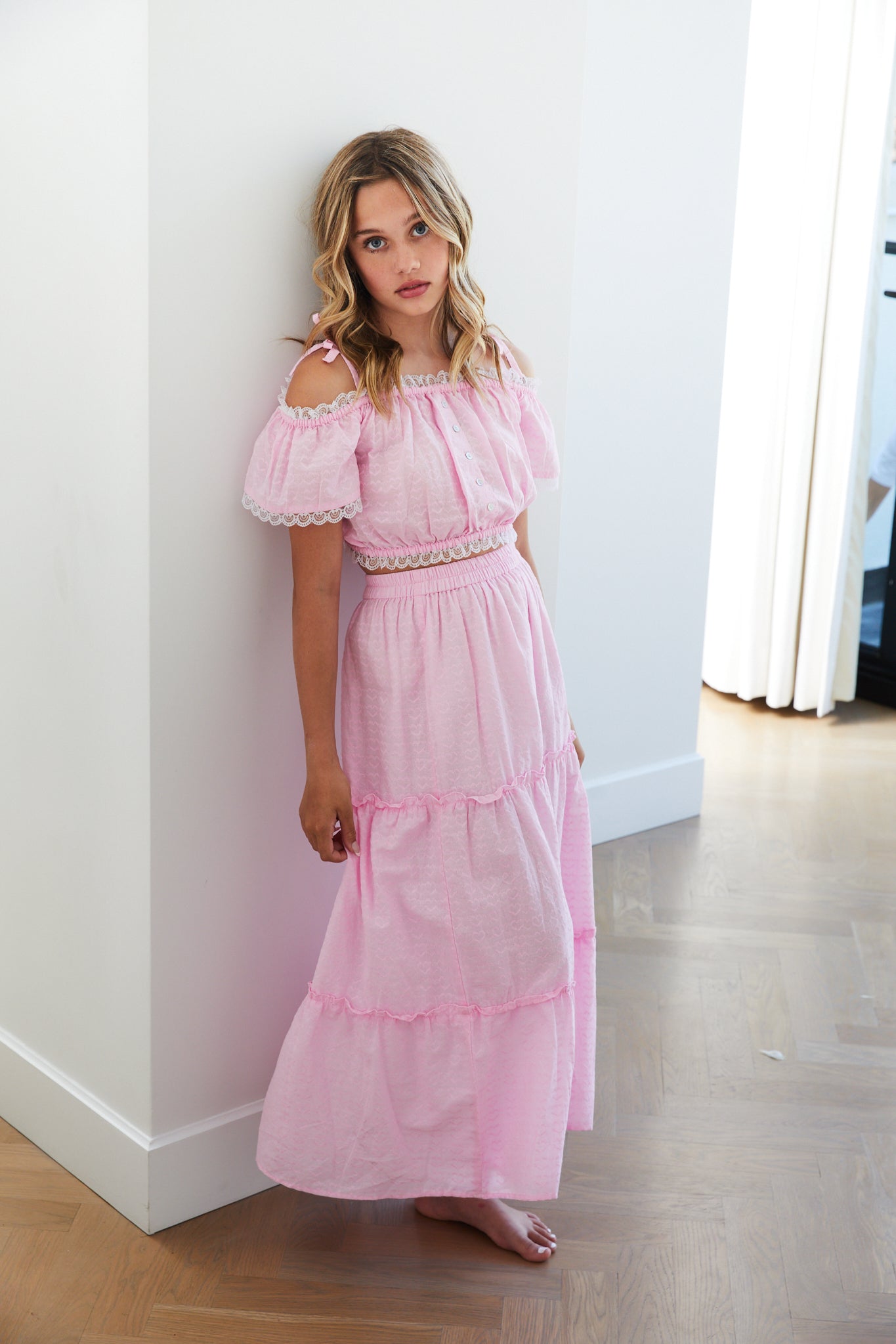 Shay Pink Heart Top