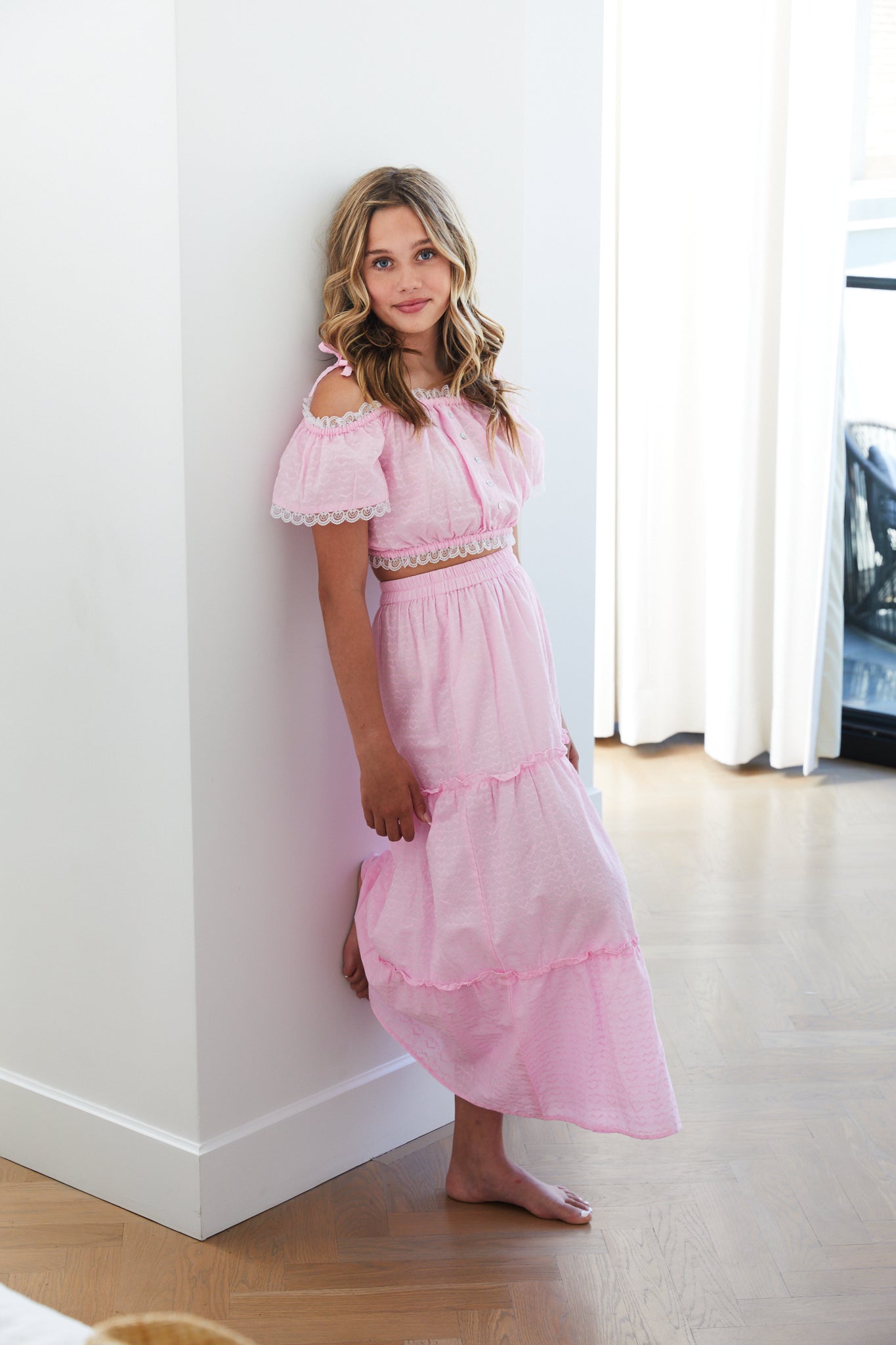 Shay Pink Heart Top