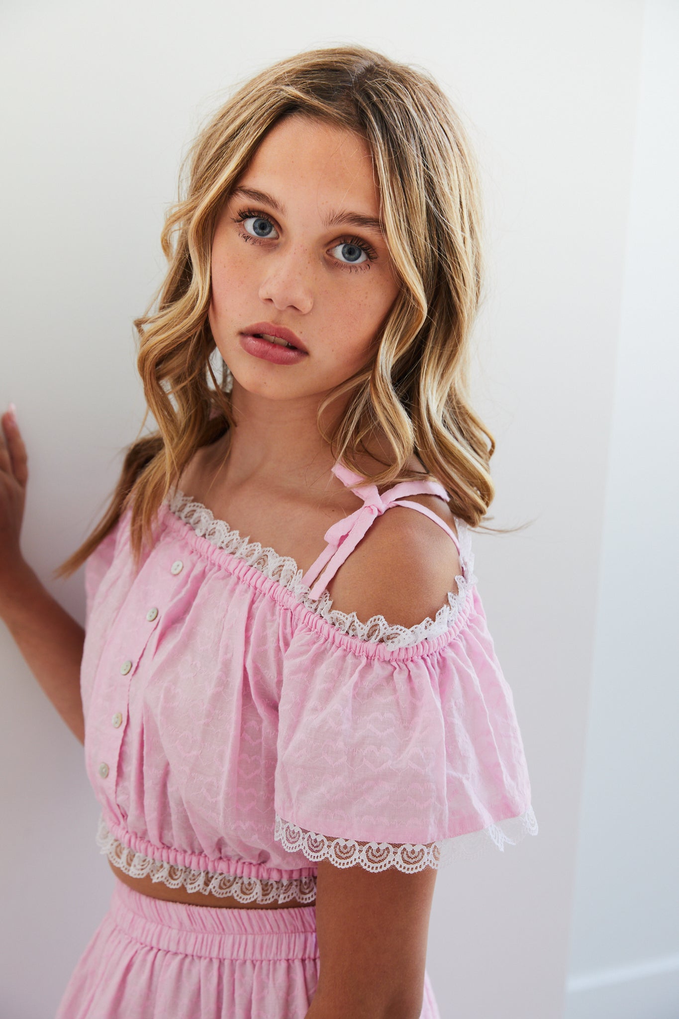 Shay Pink Heart Top