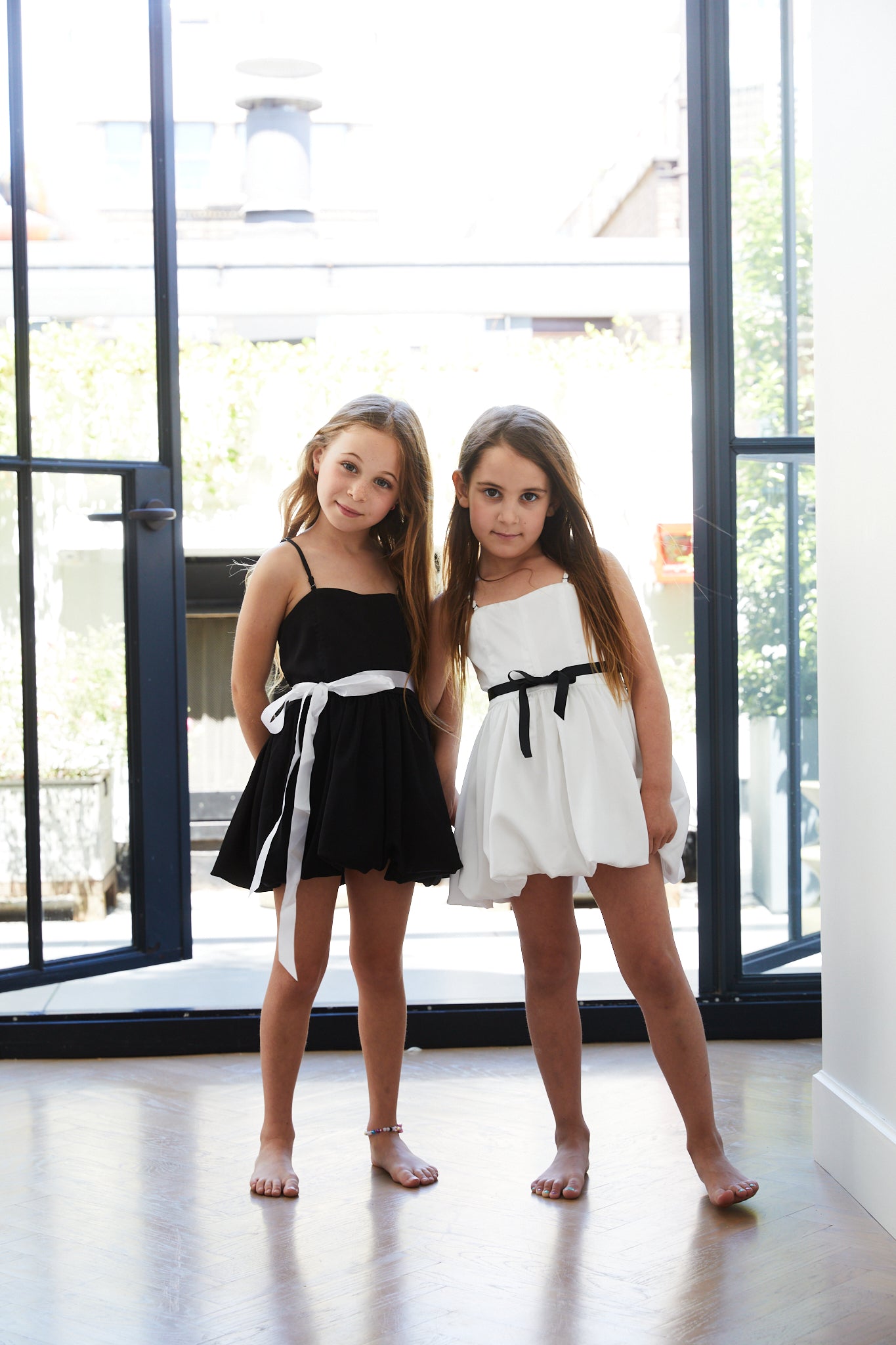 Bailey White Satin Ballet Dress