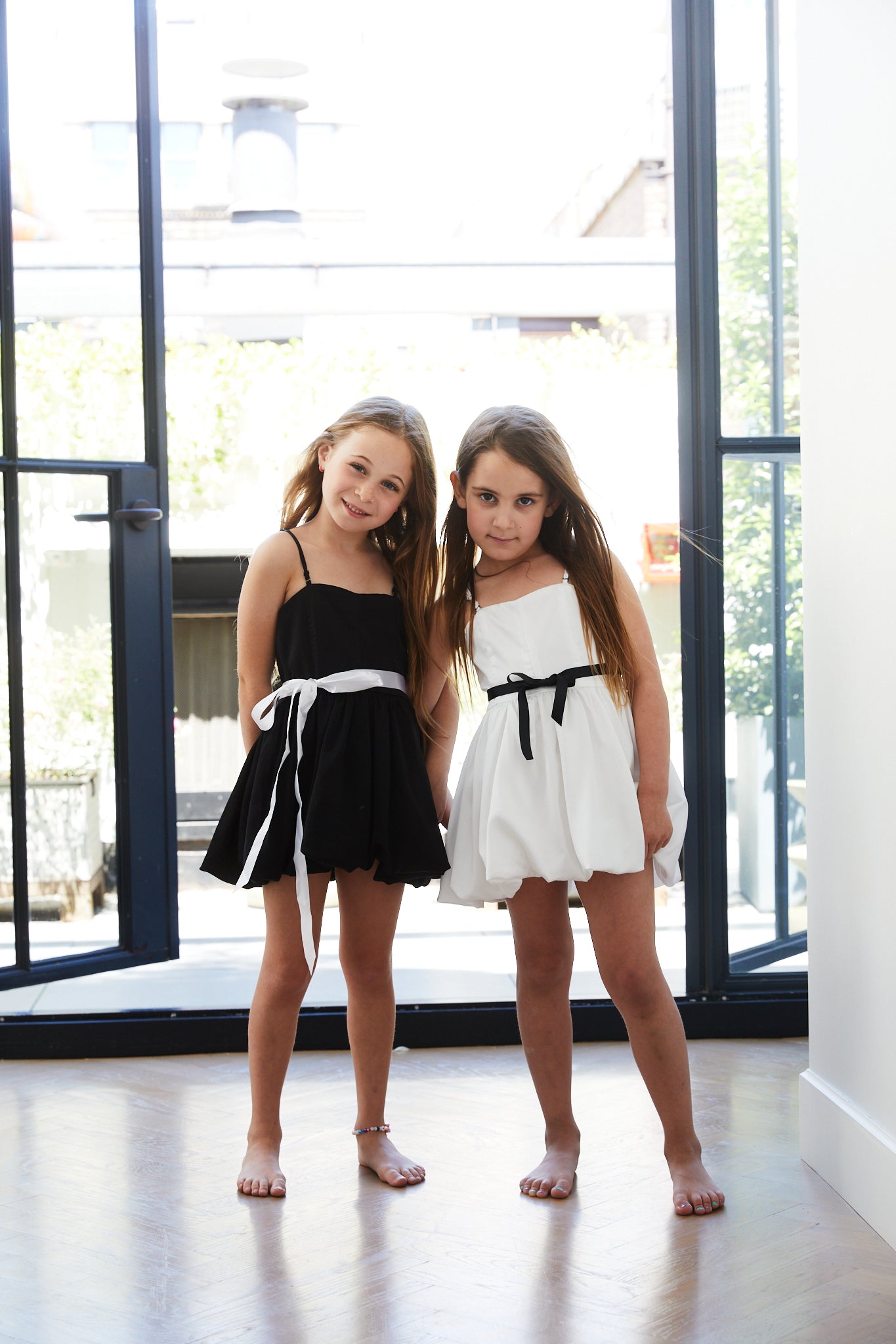 Bailey White Satin Ballet Dress