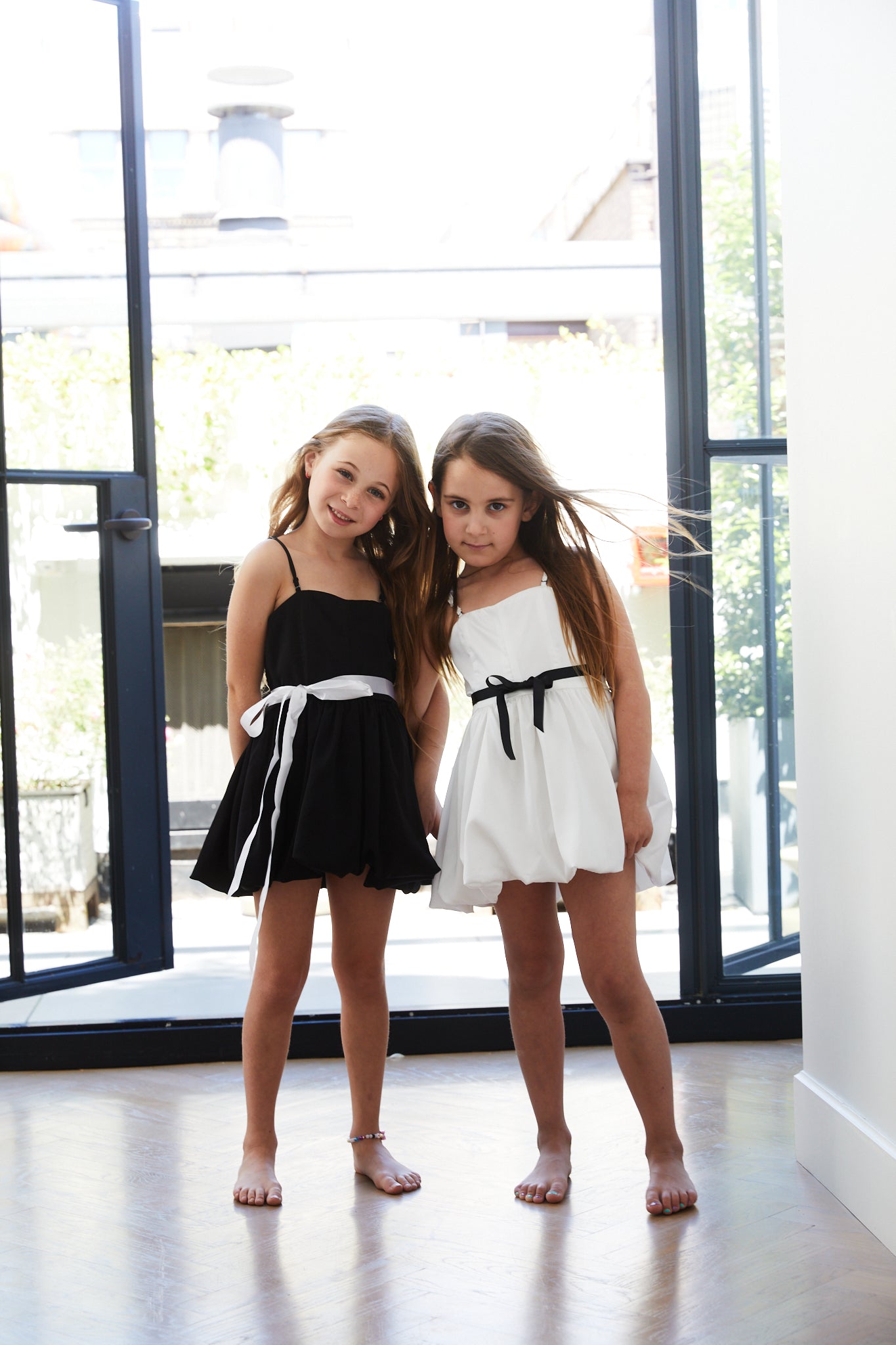 Bailey White Satin Ballet Dress