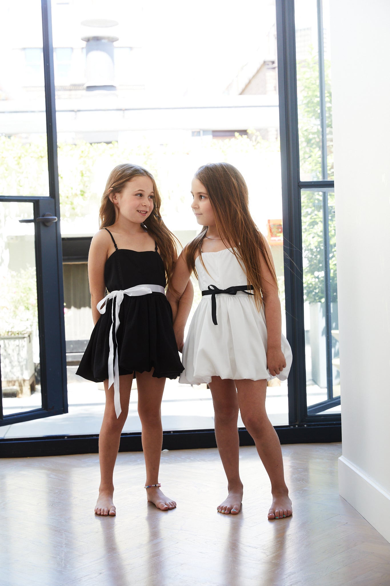 Bailey White Satin Ballet Dress