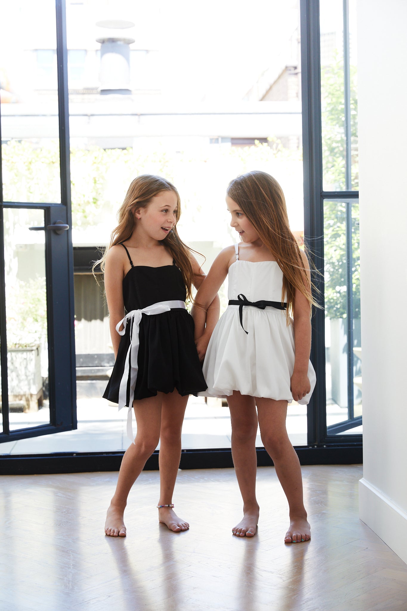 Bailey White Satin Ballet Dress