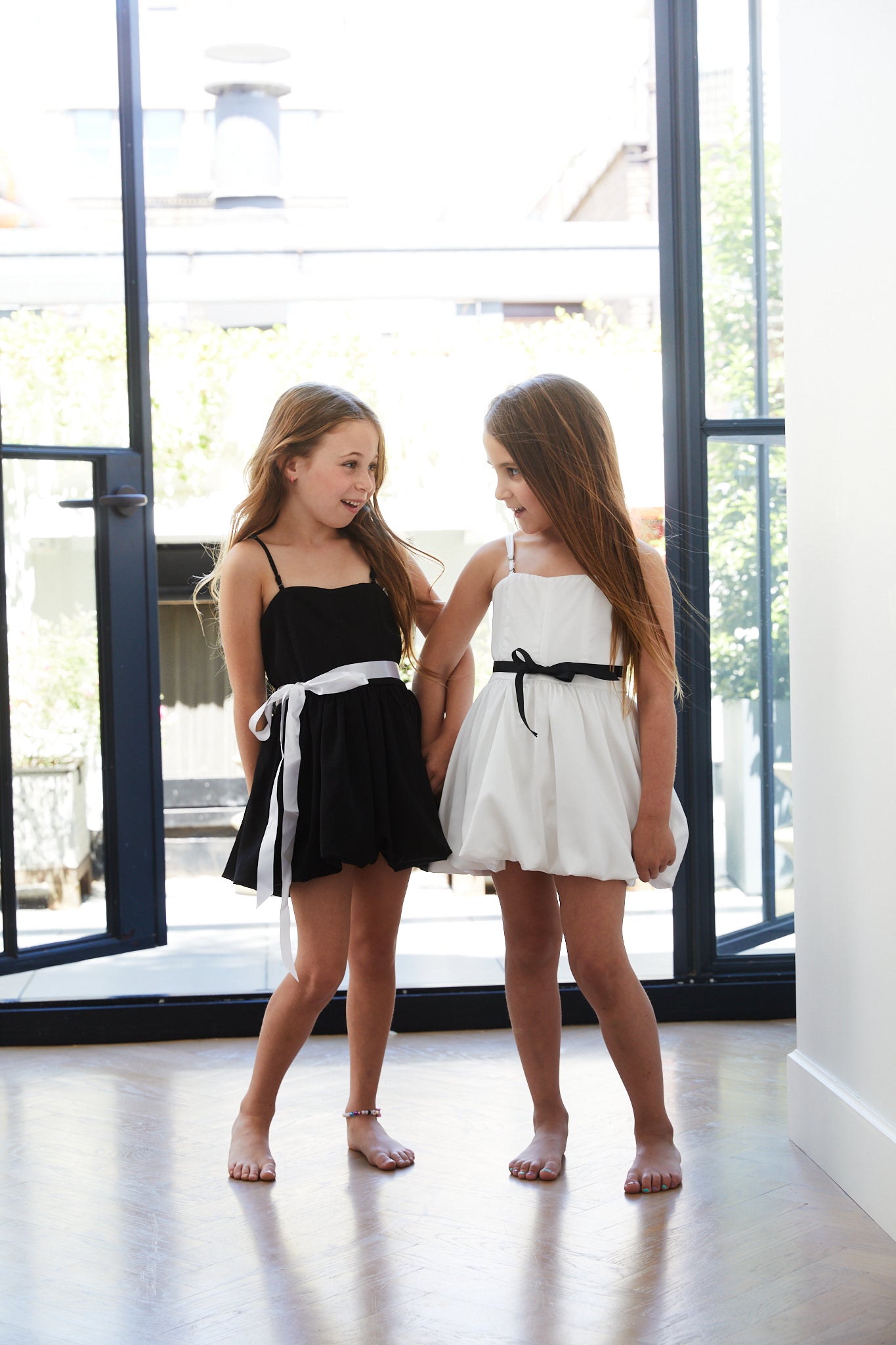 Bailey White Satin Ballet Dress