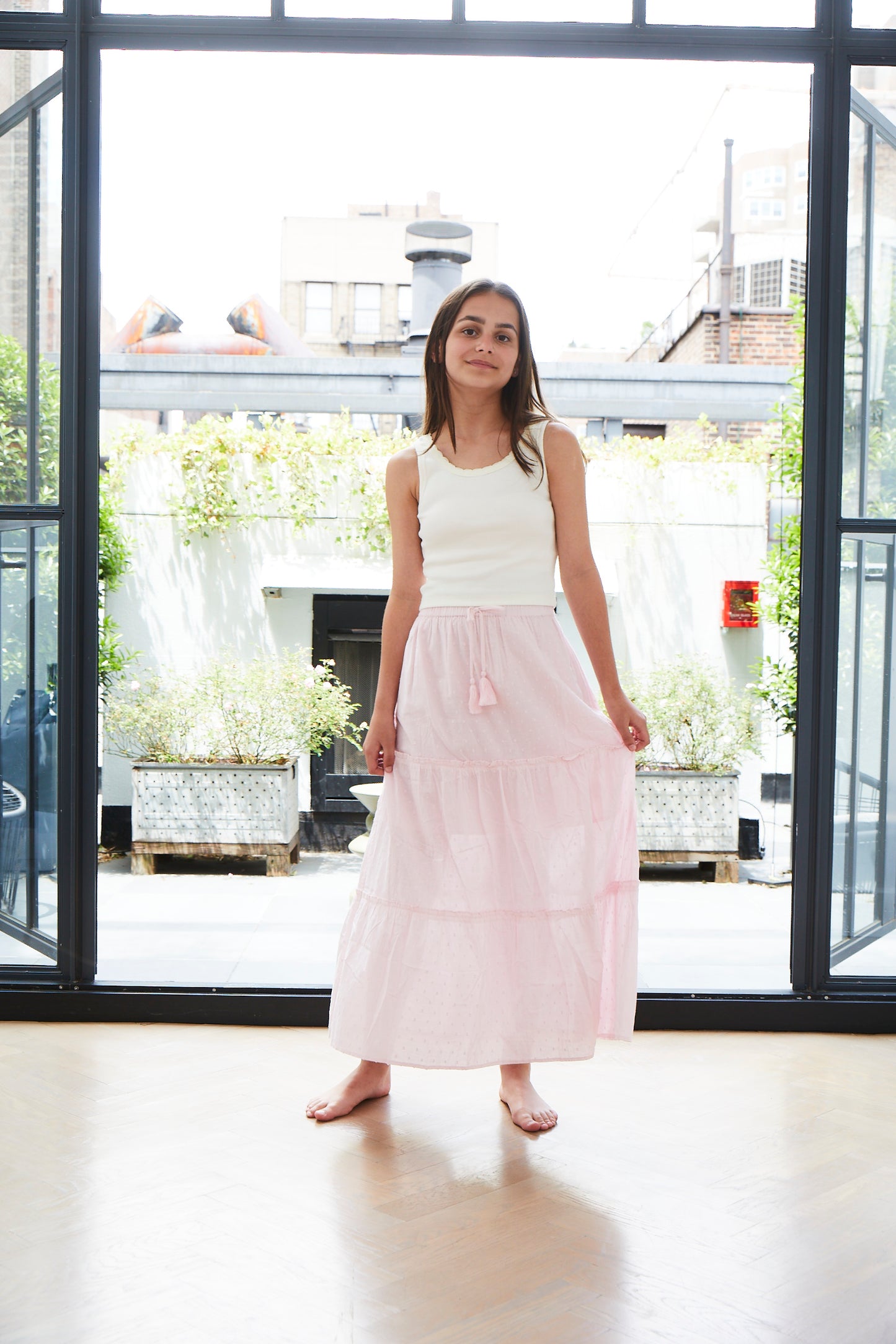 Bella Pink Maxi with Tassels