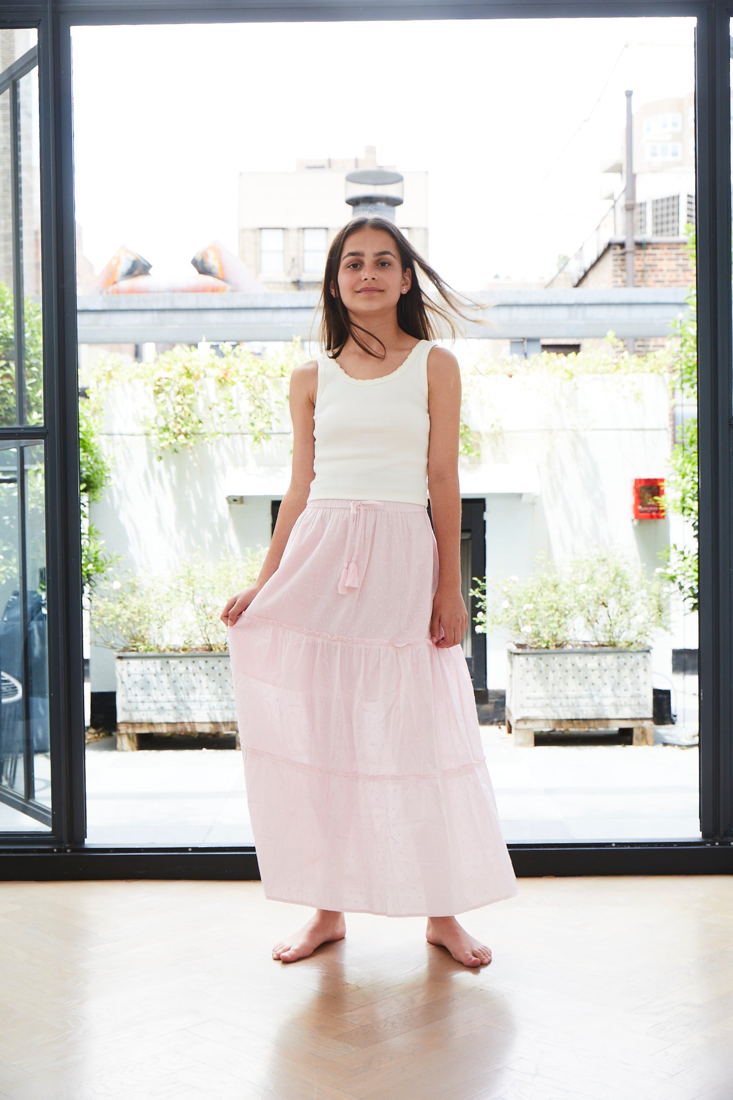 Bella Pink Maxi with Tassels