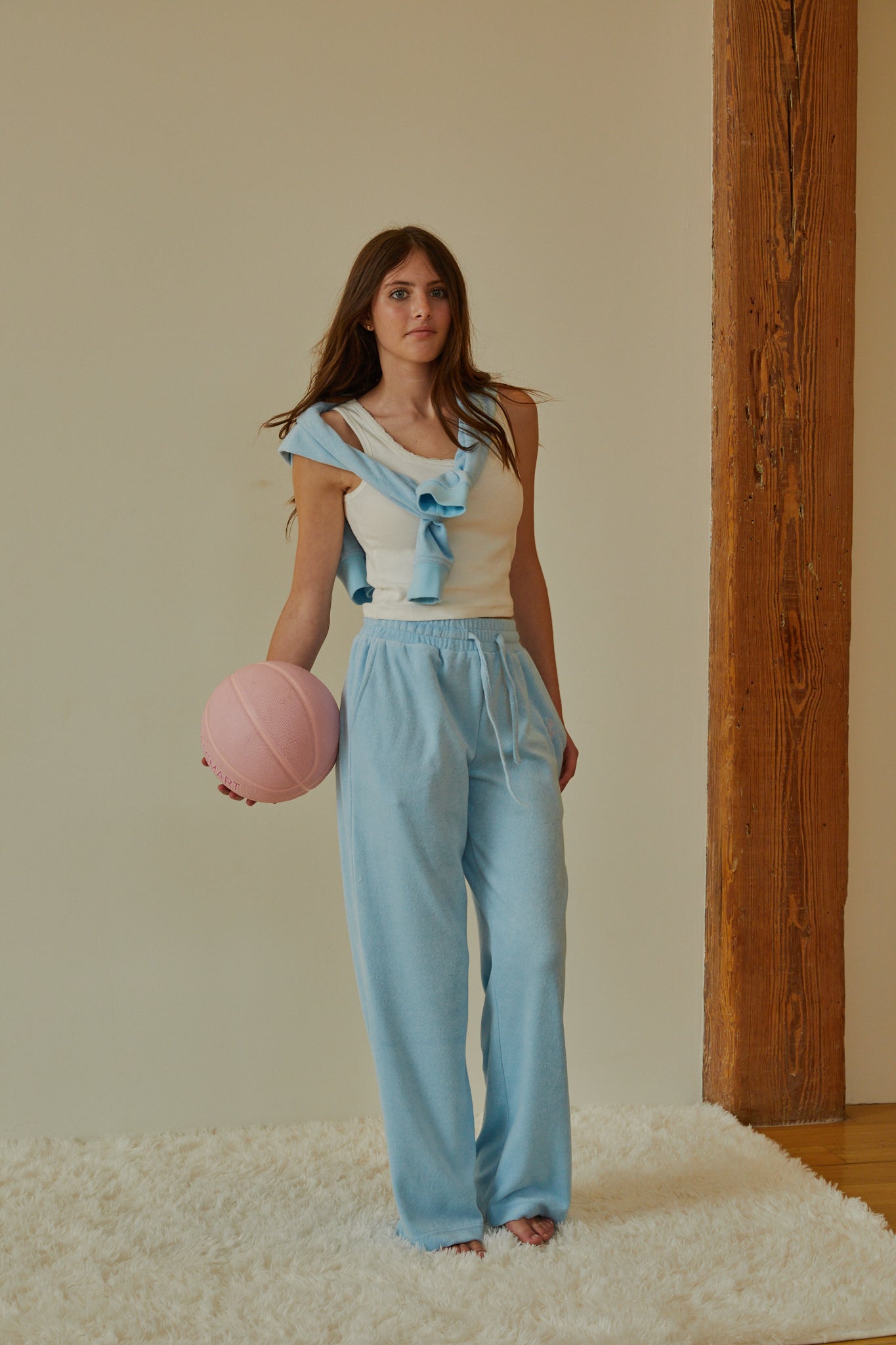 Harlow White Heart Cut Out Tank (S26)