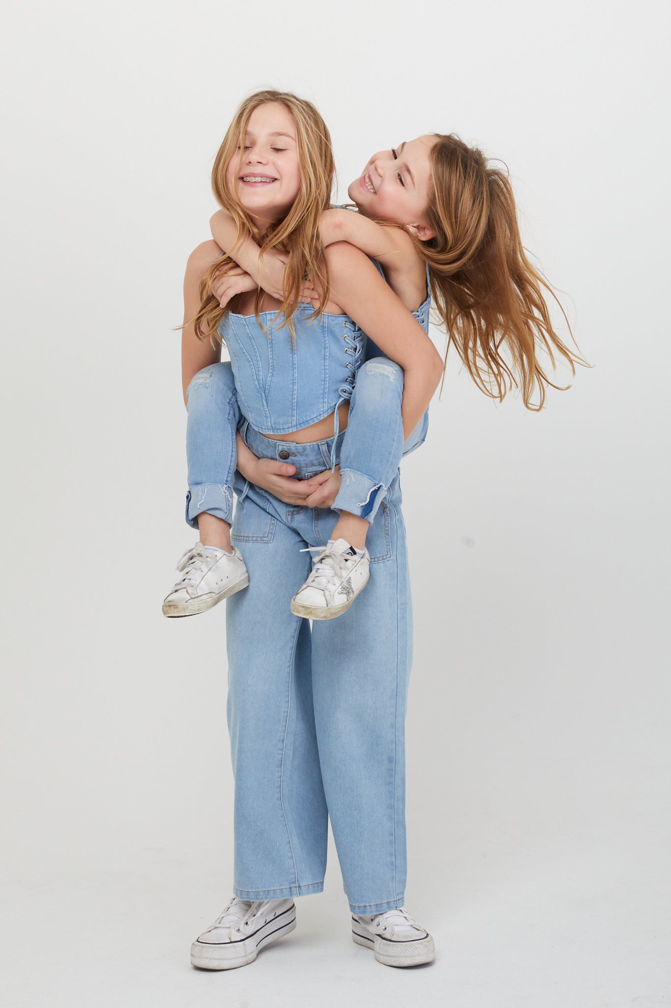 The Alex Denim Corset Top