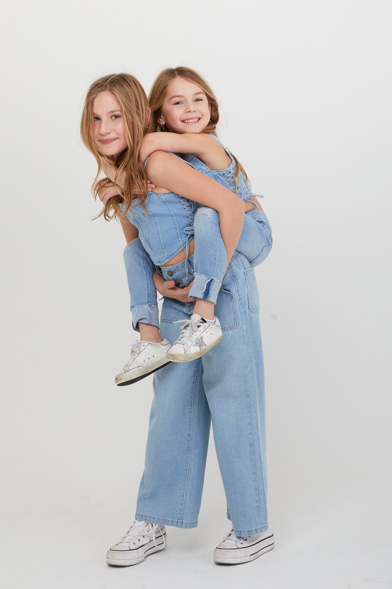 The Alex Denim Corset Top