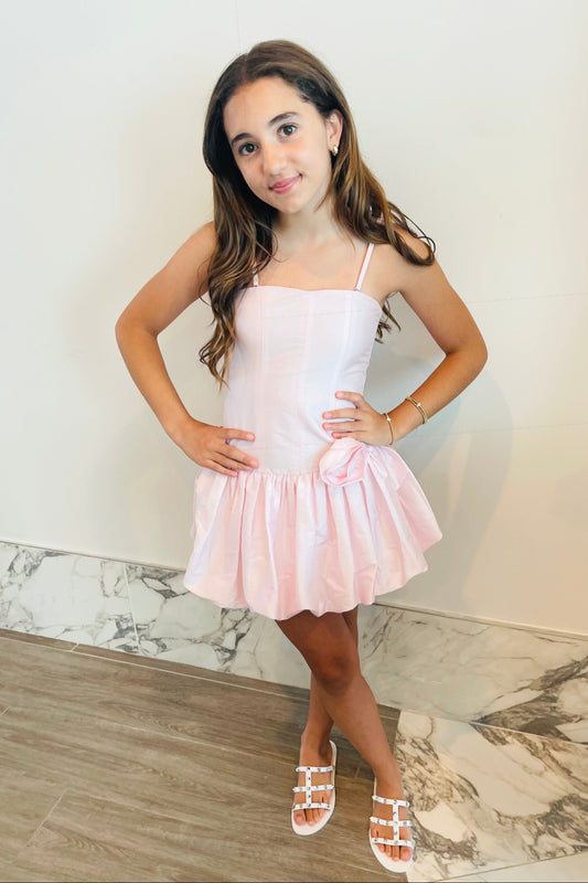 Bailey Pastel Pink Taffeta Ballet Dress