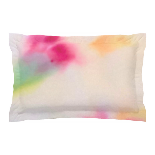 Happy Pillow Shams with trim