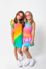 The Chloe Dress Rainbow Ombre Theme NYC