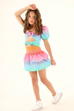 The Noa Top - Ombre Pastel Rainbow