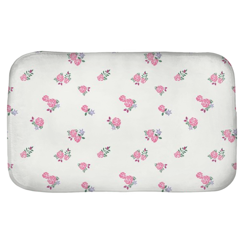 Pink Rose Bath Mats