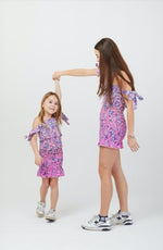 The Waverly  Dress - Purple Rose Ombre
