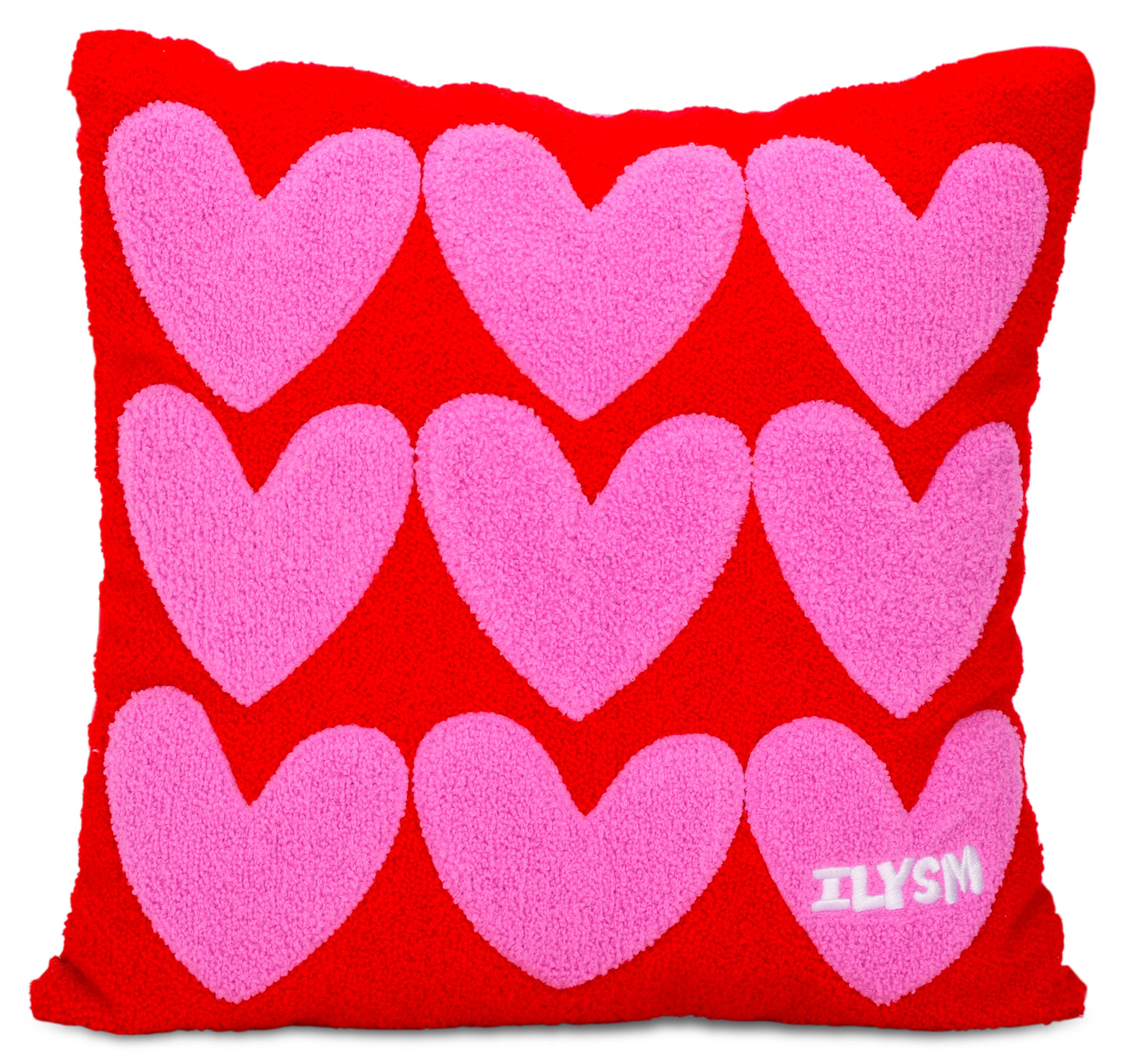 ILYSM Square Chenille Pillow
