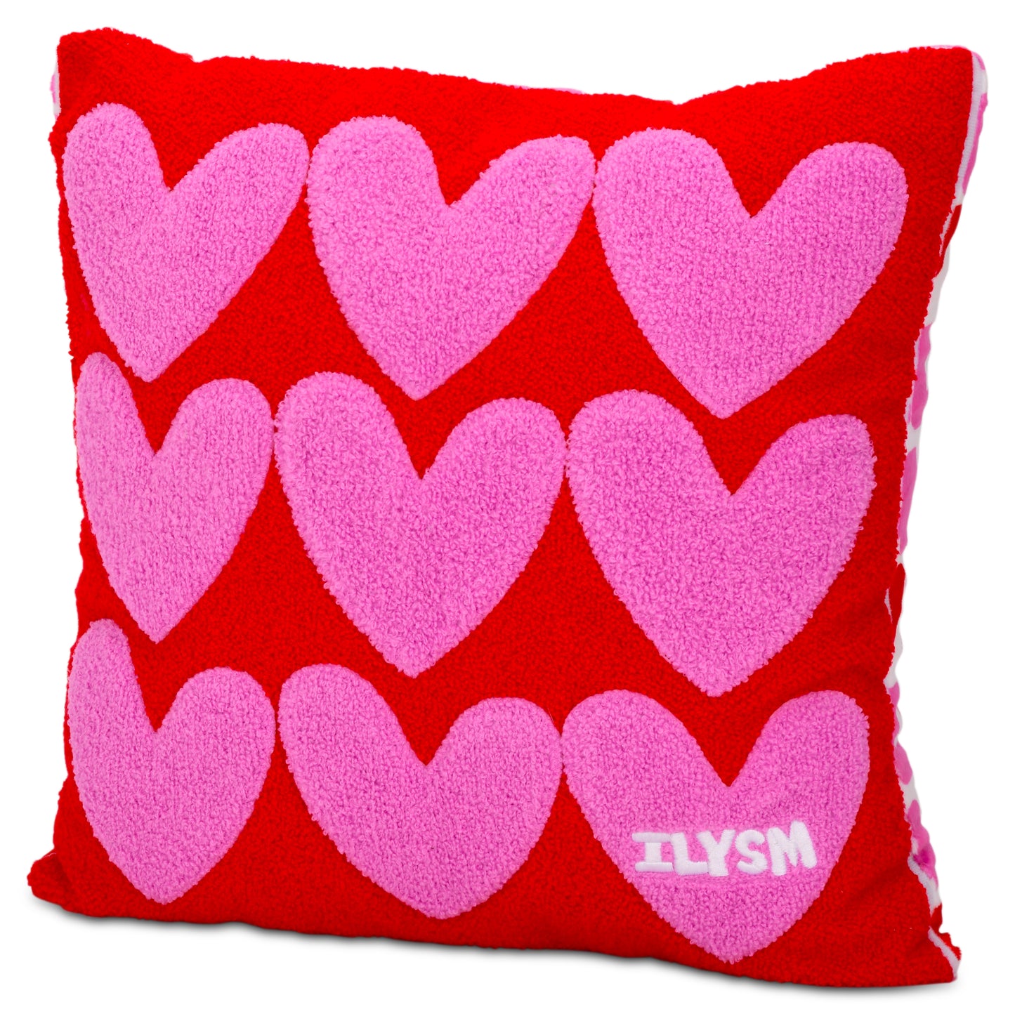 ILYSM Square Chenille Pillow