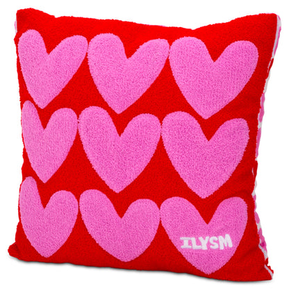 ILYSM Square Chenille Pillow