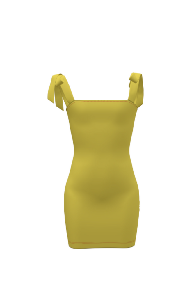 Chloe Dress - Bright Yellow