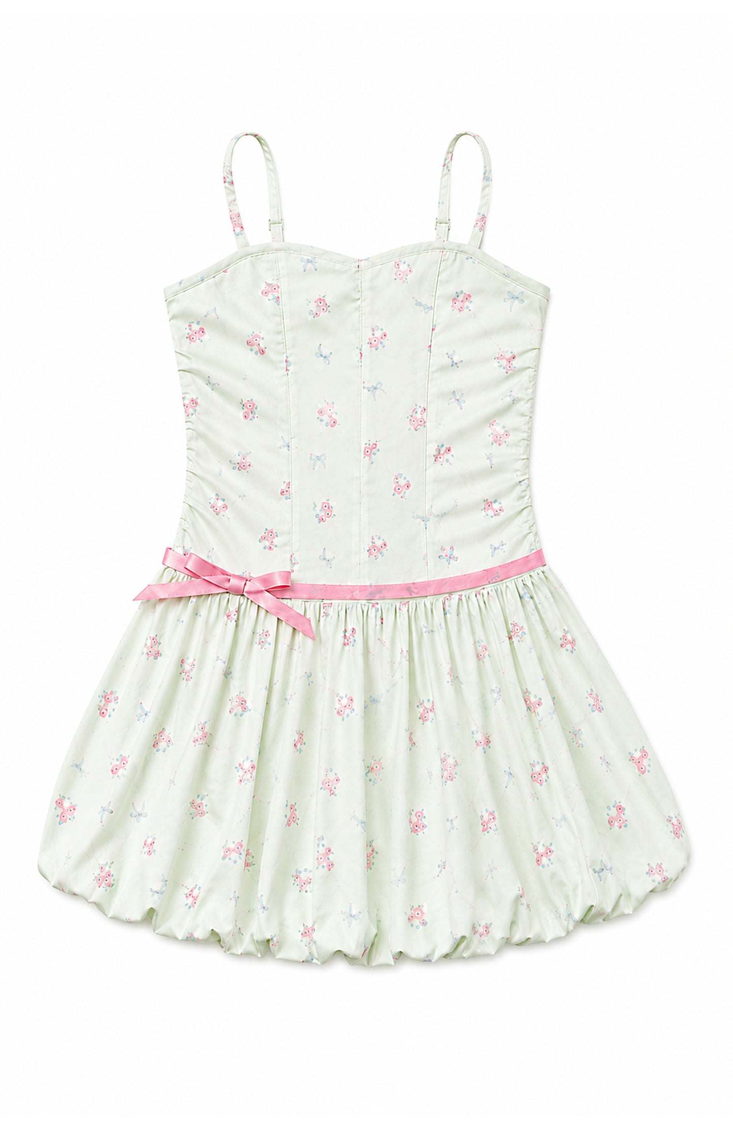 Bailey Rose & Bow Yellow Satin Ballet Dress