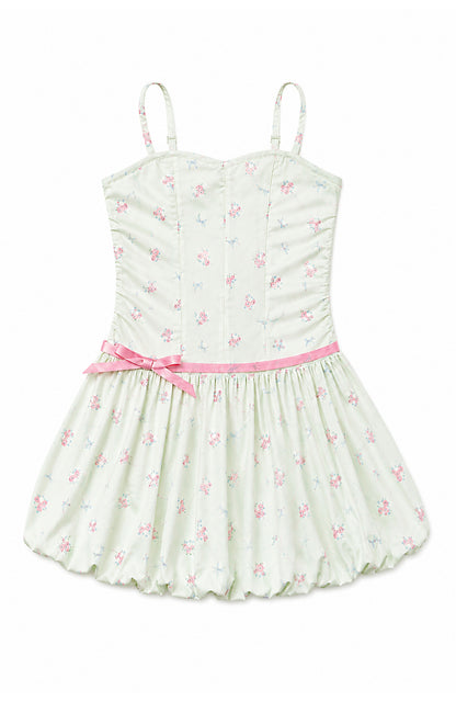 Bailey Rose & Bow Yellow Satin Ballet Dress