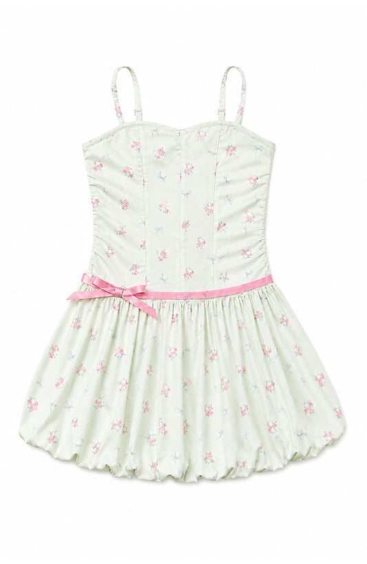 Bailey Rose & Bow Yellow Satin Ballet Dress