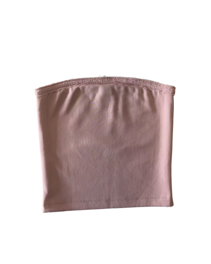 Alexa (long) Ballet Pink Cotton Spandex Longer Tube Top