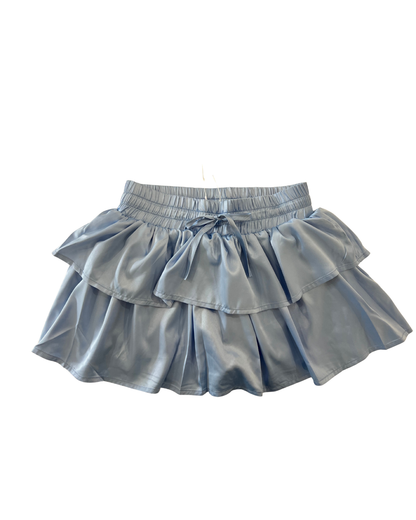 Willow Sky Satin Skort