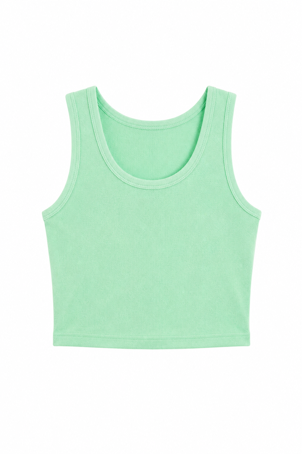 Emma Camp Green With Heart & Arrow Terry Tank