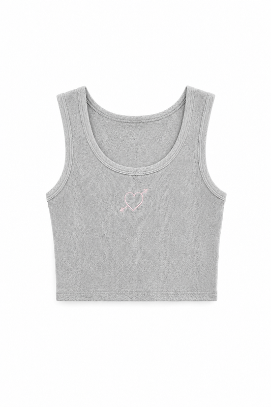 Emma Grey With Heart & Arrow Terry Tank