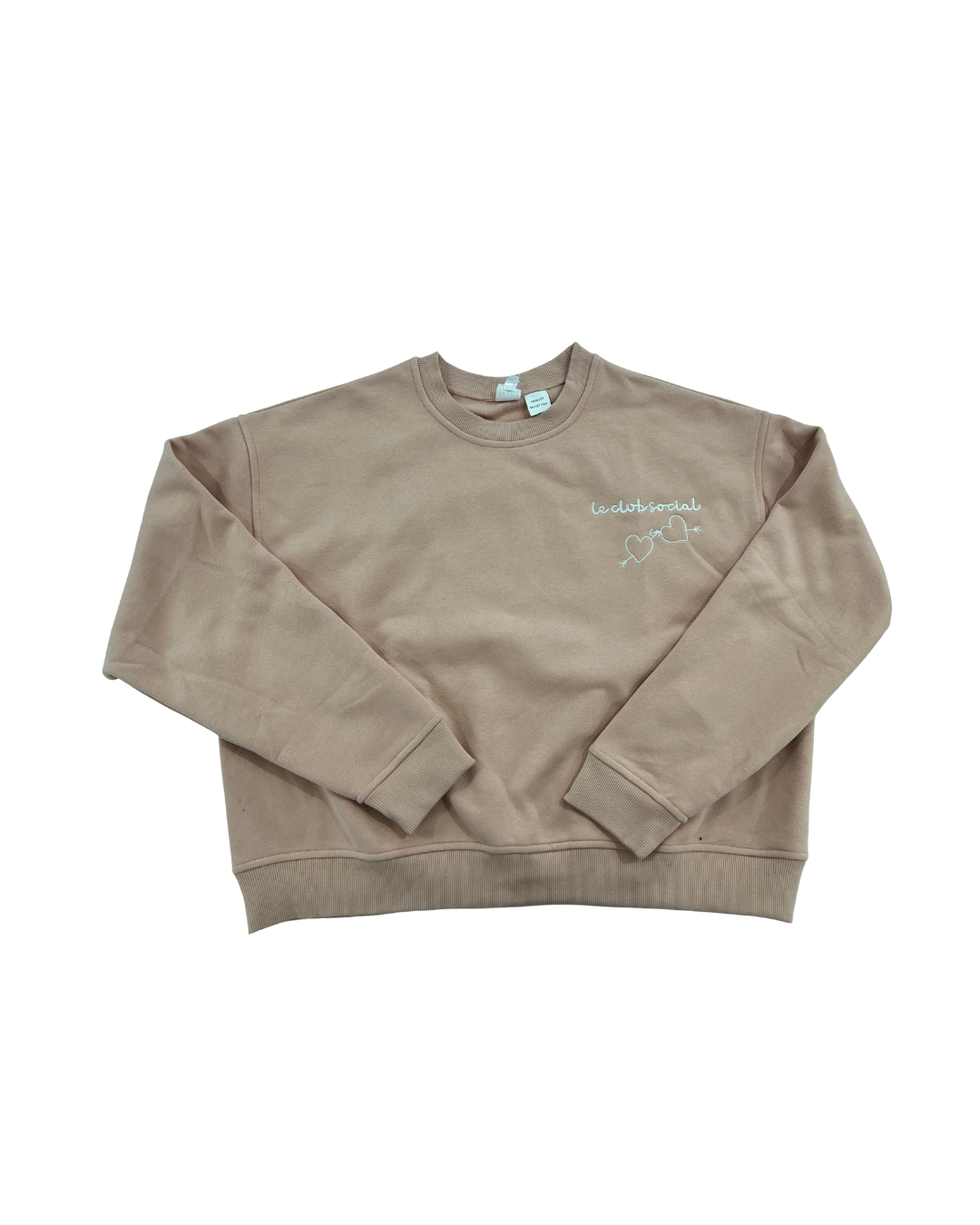 Molly Ballet Pink French Terry Crew Neck - Bisou