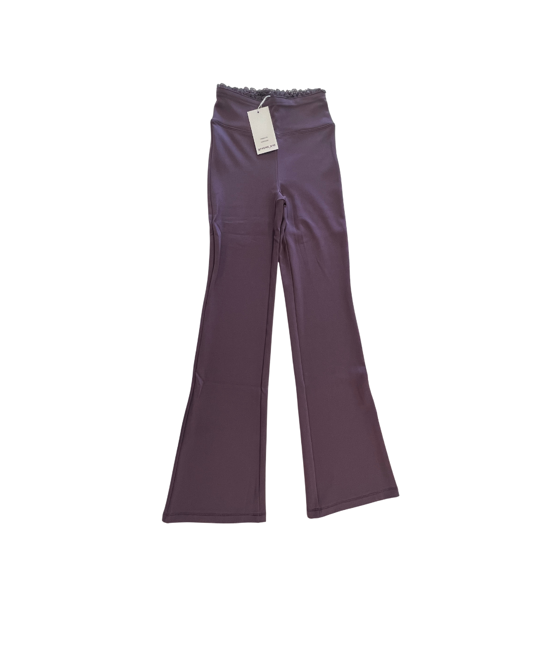 Mae Aubergine Cotton Spandex Legging