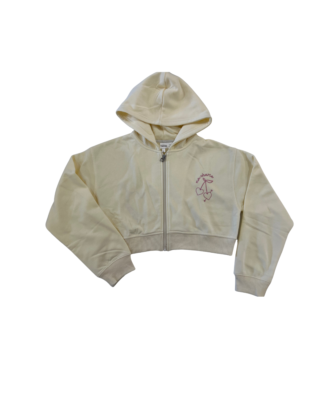 Mia Winter White French Terry Zip up Hoodie - Ma Cherie