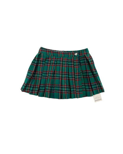 Jane Green Ralph Lauren Soft Plaid Pleated Skort