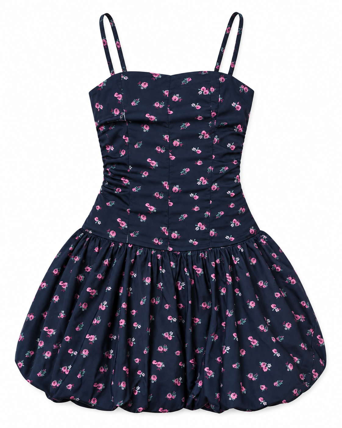 Bailey Satin Ballet Dress - Black Rose