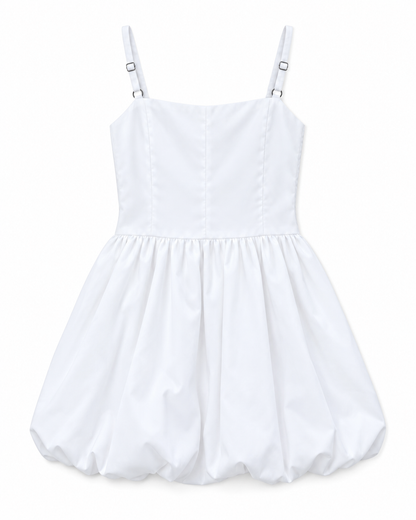 Bailey White Rose Satin Ballet Dress