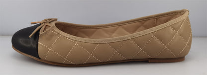 Spence Black/Beige Ballet Flat
