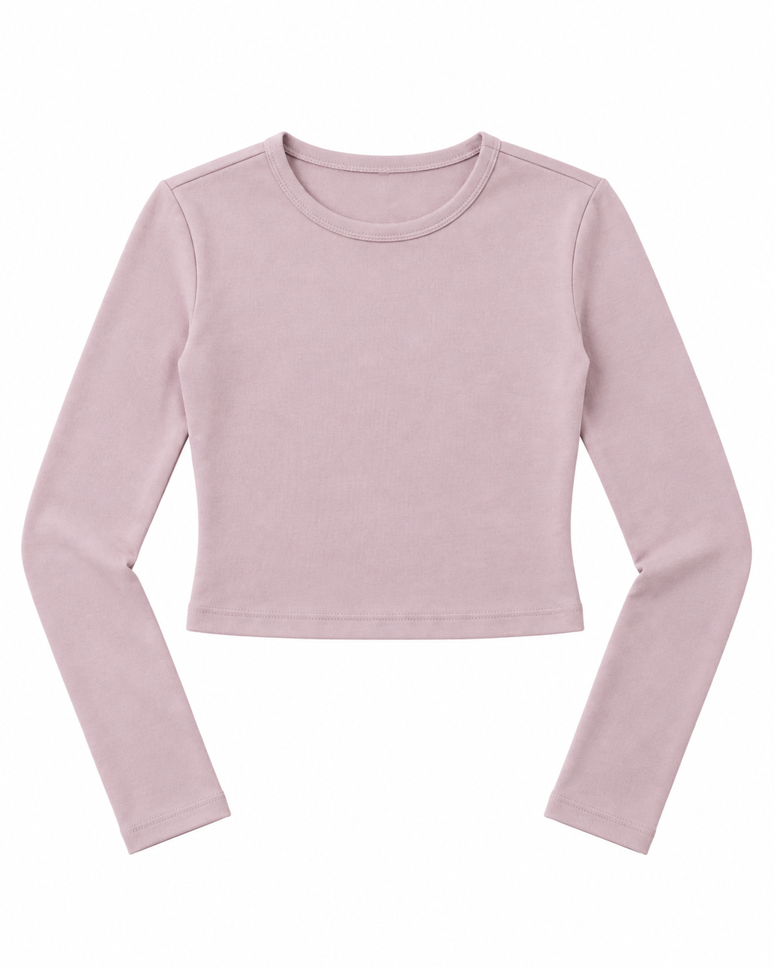 Bea Mauve Ribbed Long Sleeve