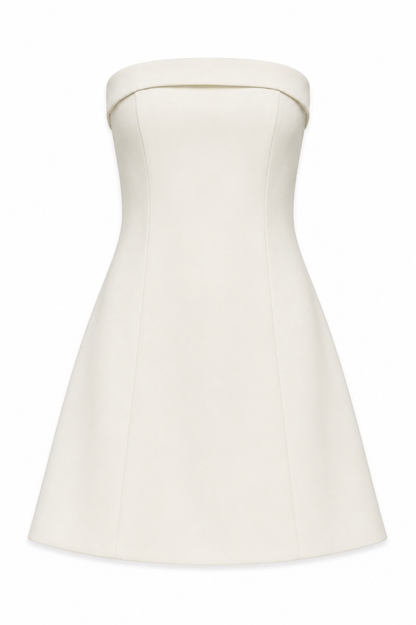 Yael Winter White Bow Back Dress