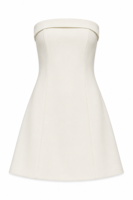 Yael Winter White Bow Back Dress