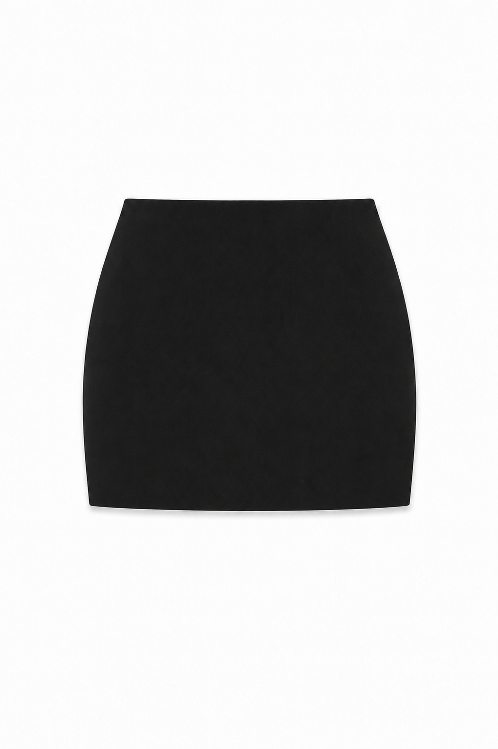 Sara Black Straight Mini Skort